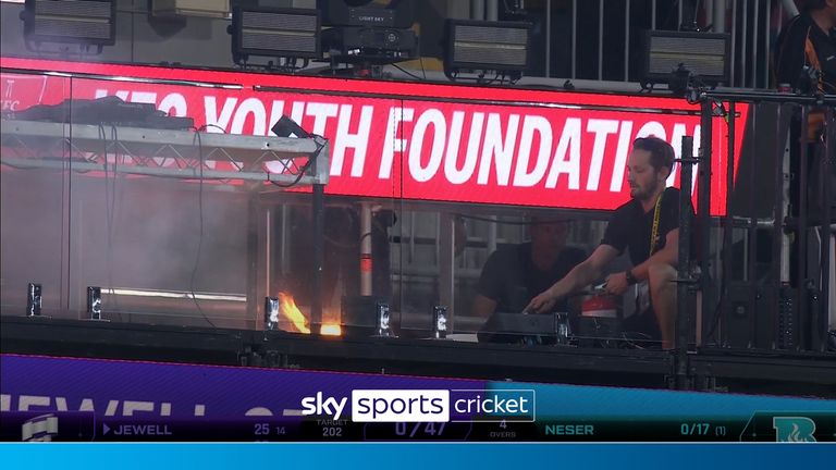 Fire at BBL game