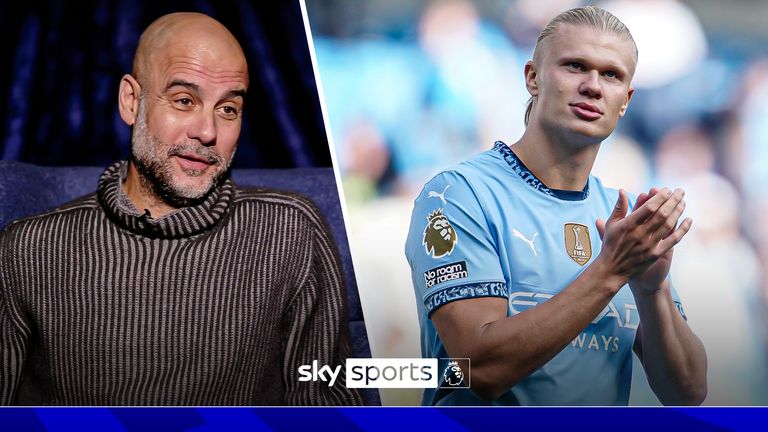 Pep Guardiola discusses Erling Haaland